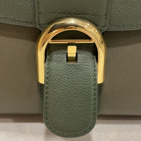 Delvaux Mini Brillant Green Tri Color Sellier Calfskin Leather Bag - Picture 2 of 16